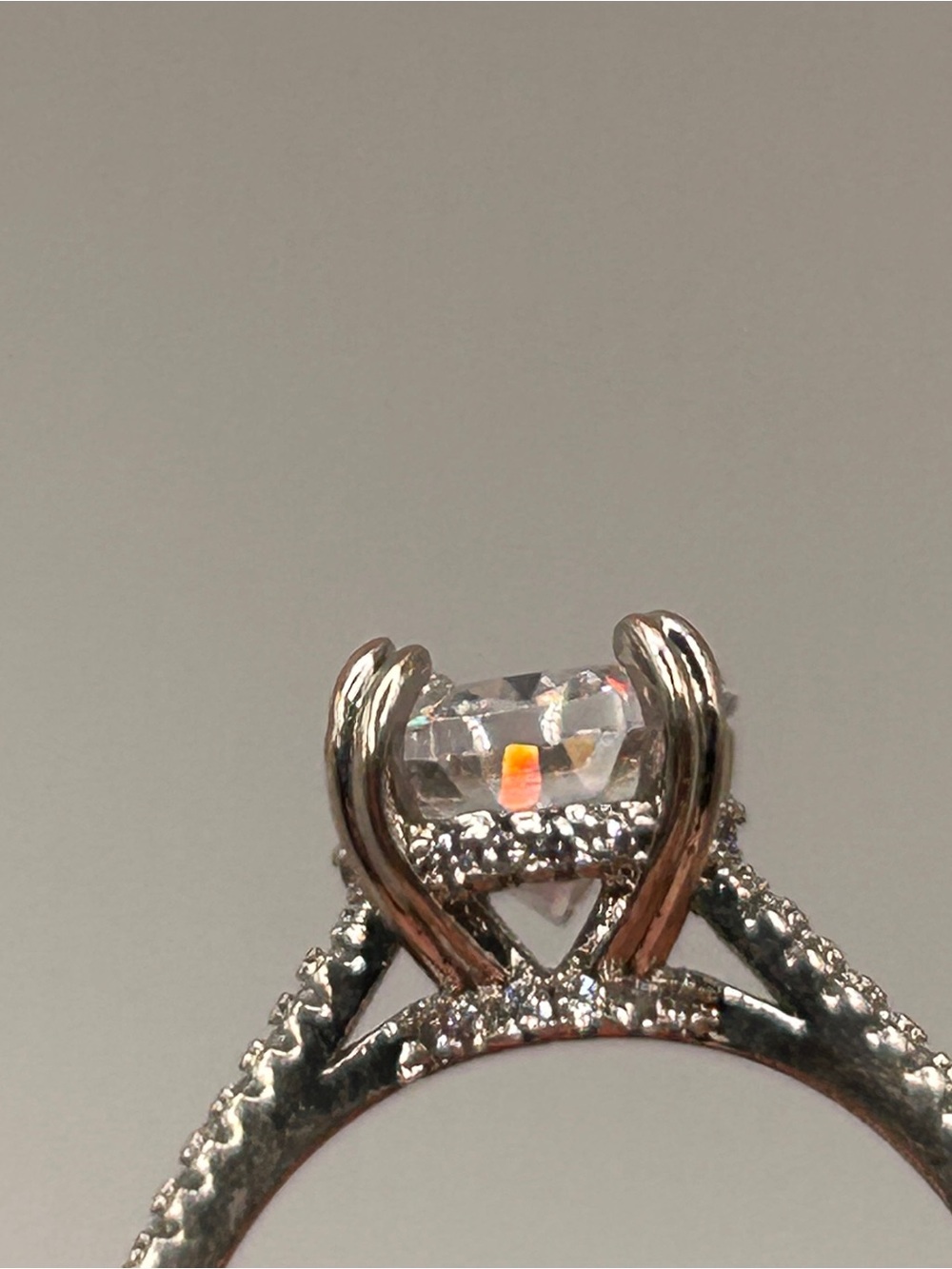 Solitaire 4 Carat Cocktail CZ Diamond Ring Sz 9 - Picture 11 of 16